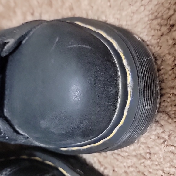 Dr. Martens Black Steel Toe Work Boots Size 7L/6M/38 - Picture 11 of 12